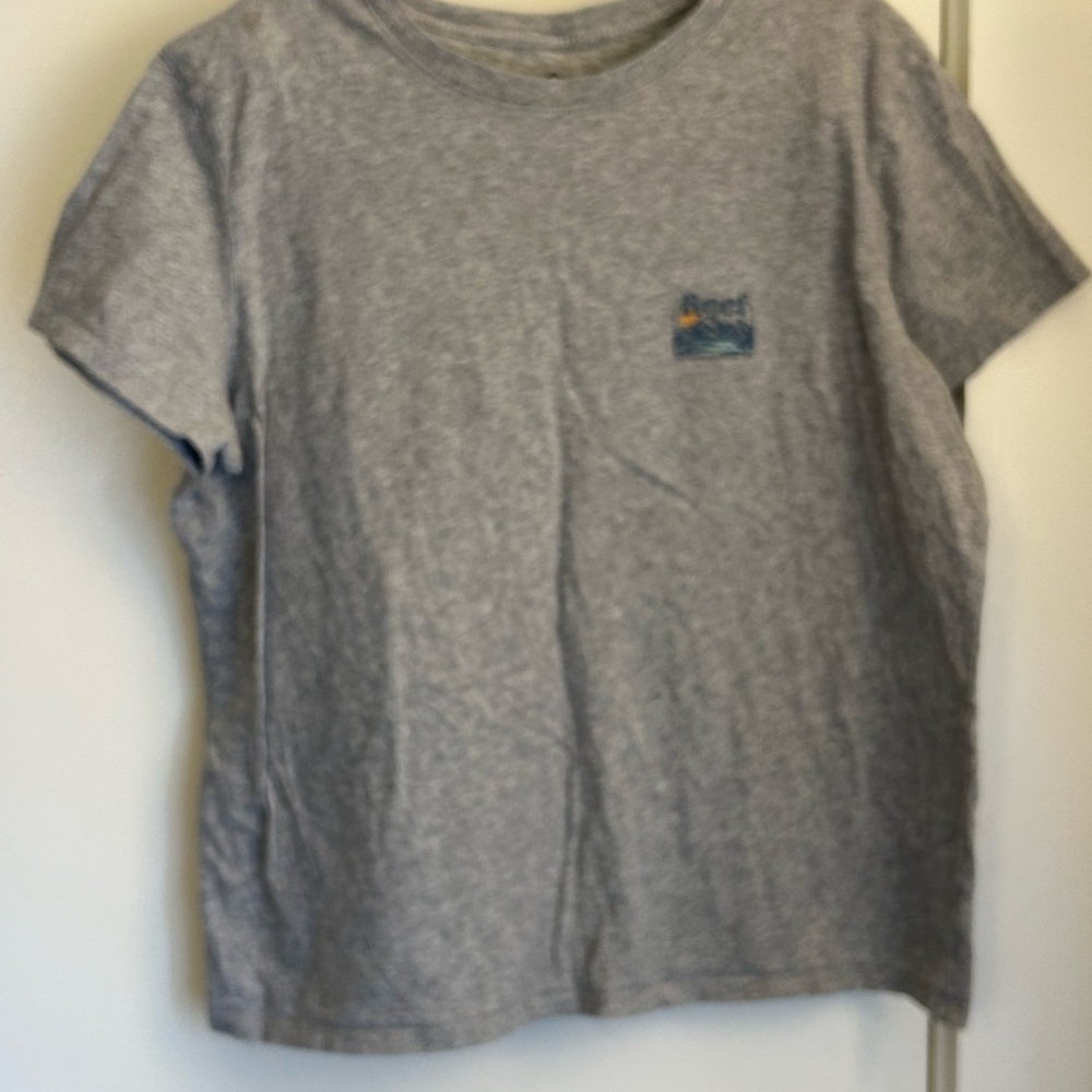 Reef Gray Cotton Tee